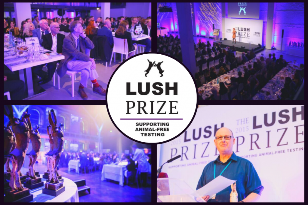 image: lush prize supporting animal free testing event 
