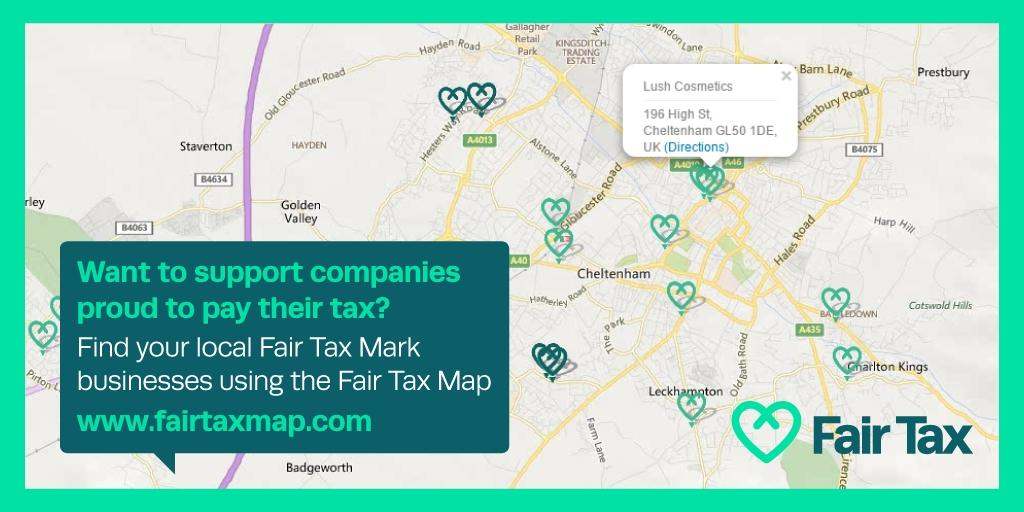Fair Tax Mark map