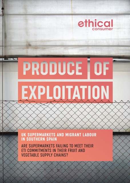 Produce of exploitation - front cover of report