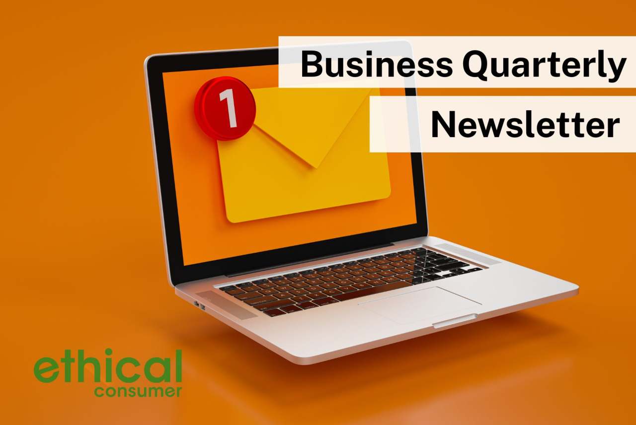 Laptop with envelope to indicate new email has arrived. 